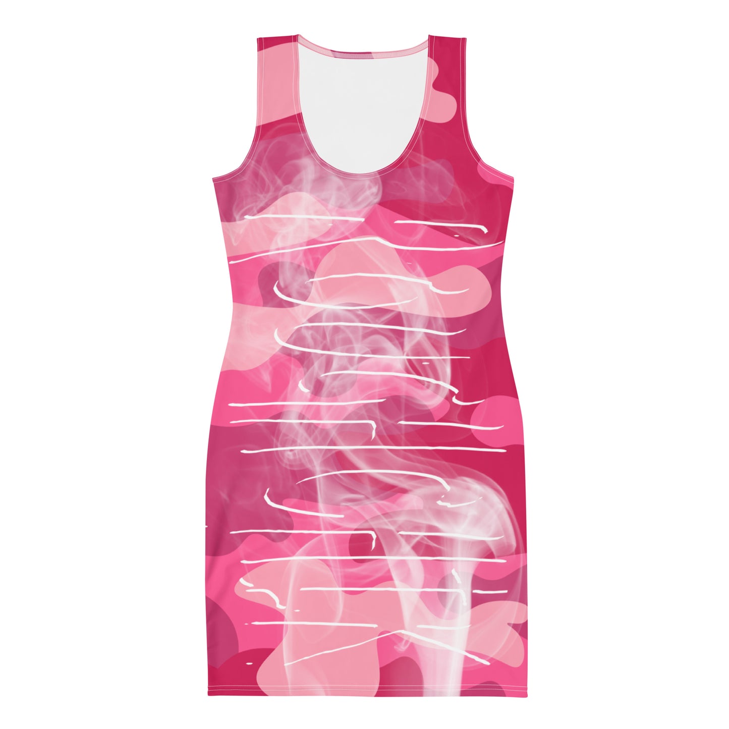 ALL SMOKE TOO! Bodycon dress - PINK CAMO