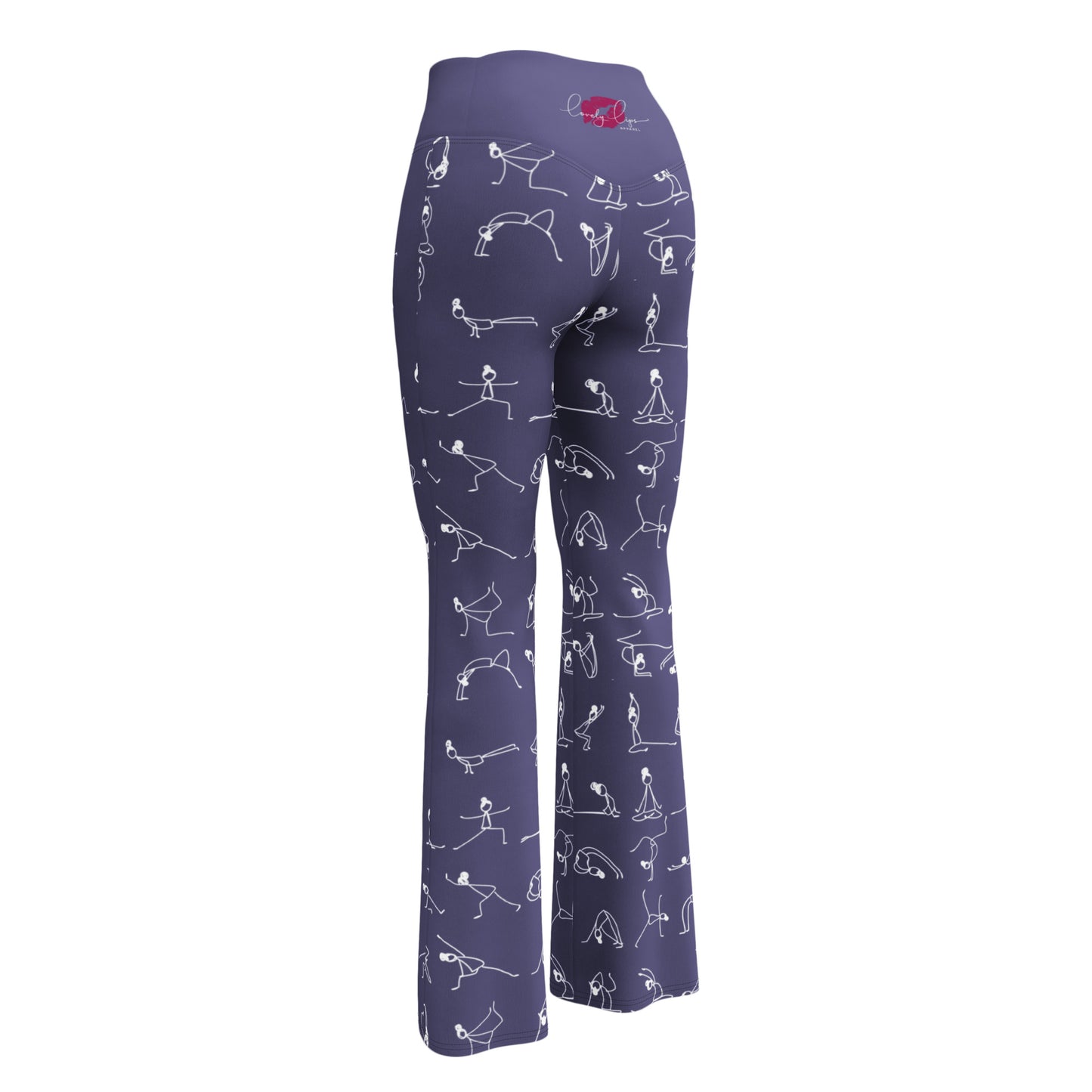 iYOGA Flare leggings - CORNFLOWER