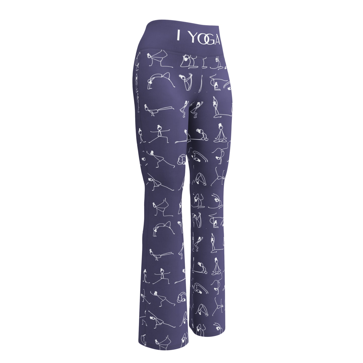 iYOGA Flare leggings - CORNFLOWER