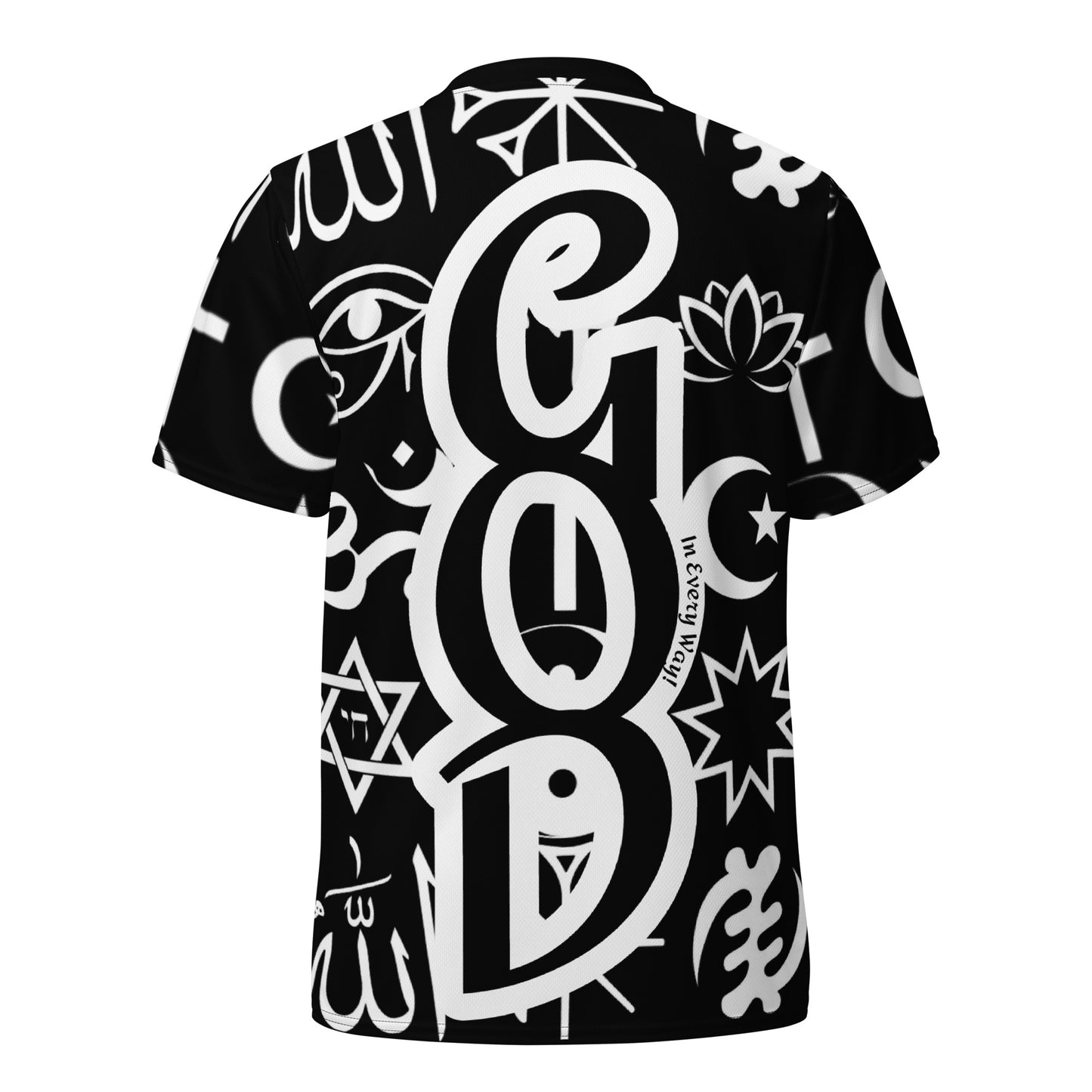 GOD - In Every Way unisex sports jersey - Black