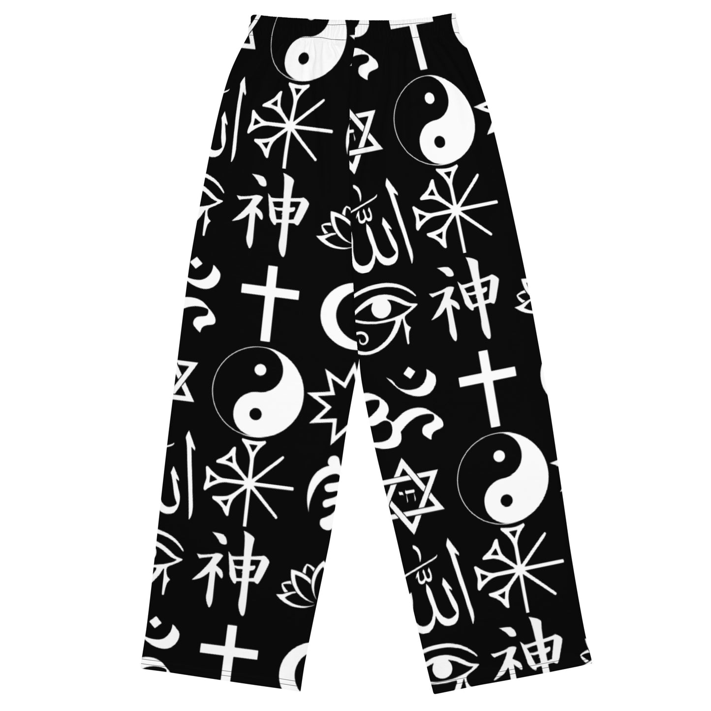 GOD - In Every Way unisex wide-leg pants - Black