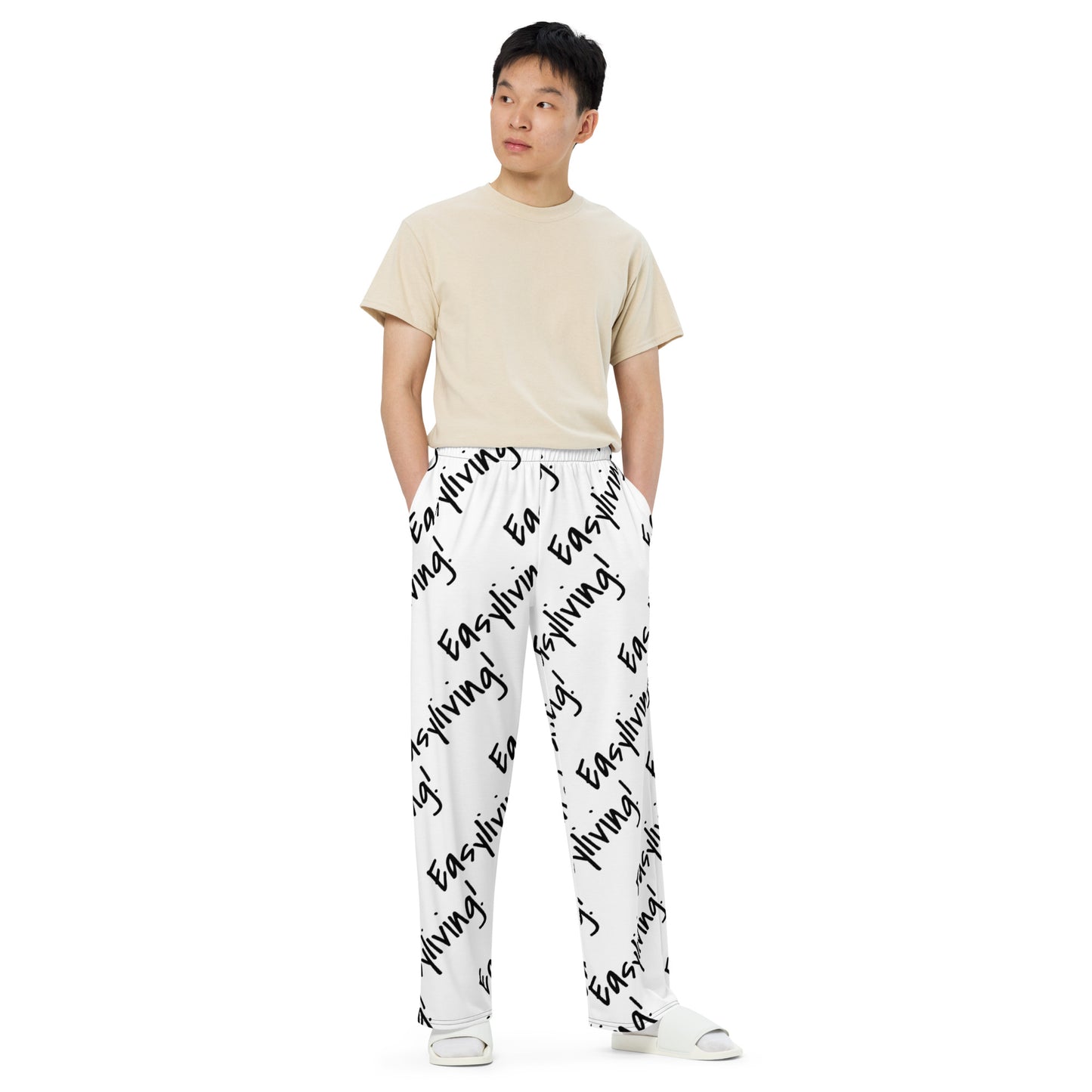 Easyliving! unisex wide-leg pants - White