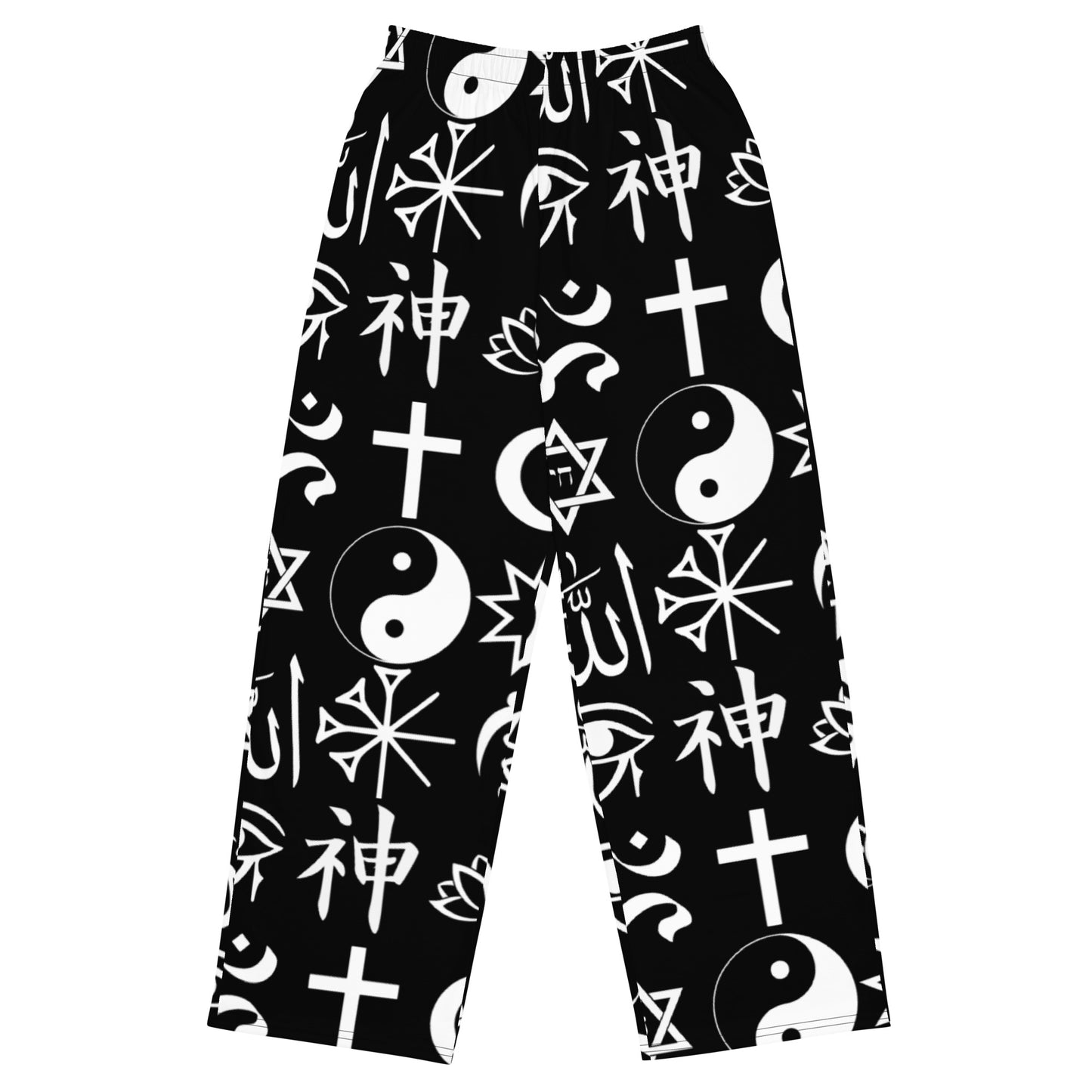 GOD - In Every Way unisex wide-leg pants - Black