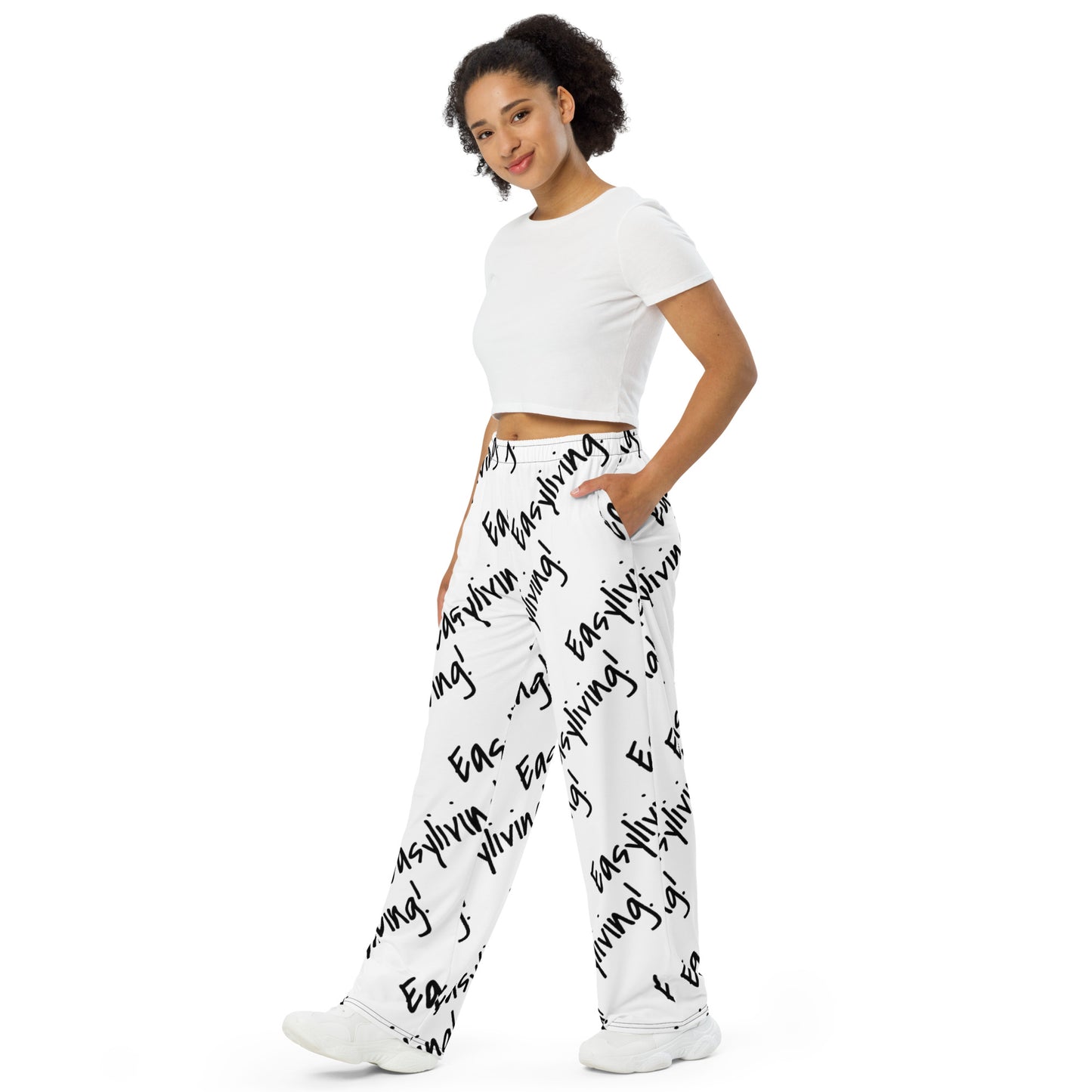 Easyliving! unisex wide-leg pants - White