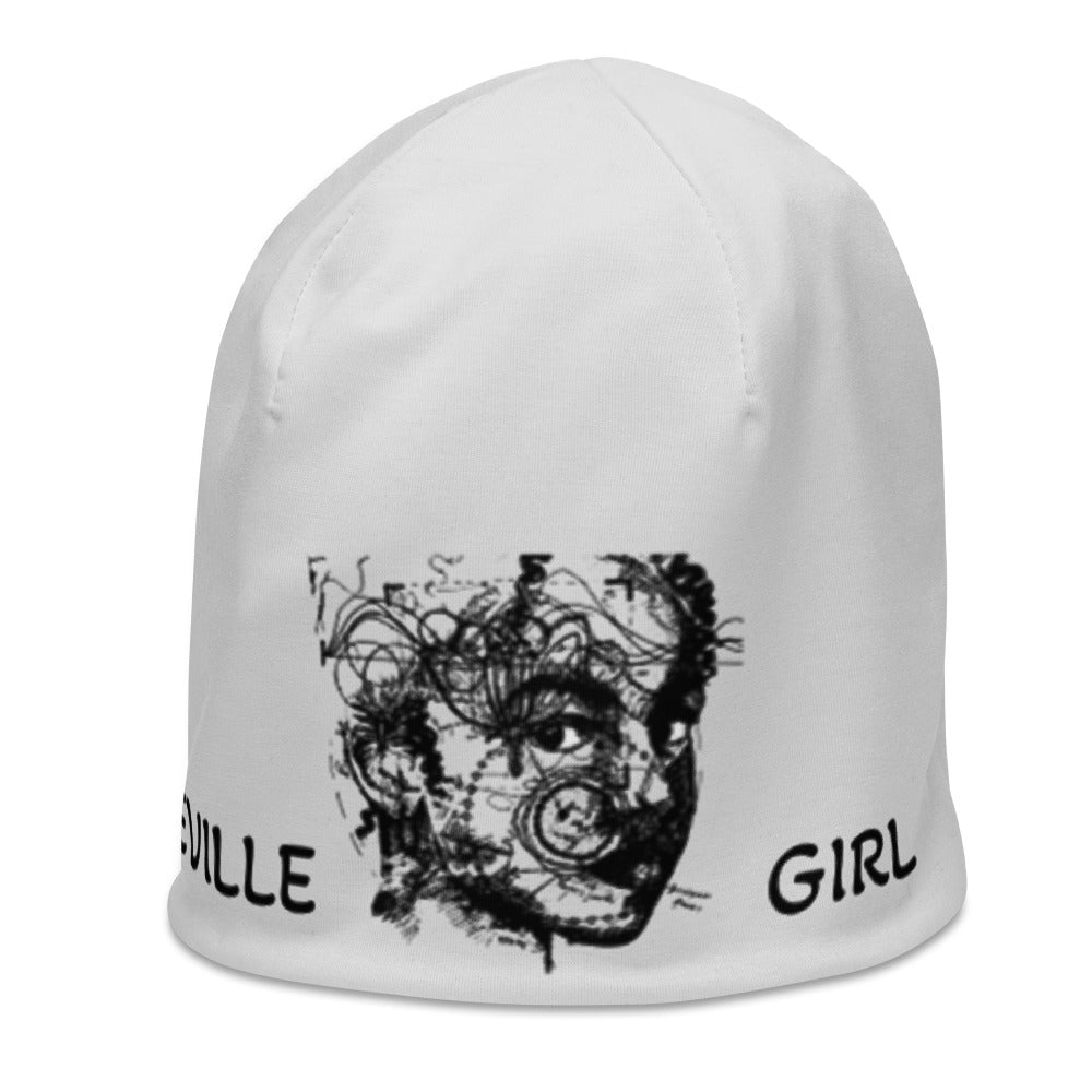 Bronzeville Girl Beanie - Gray