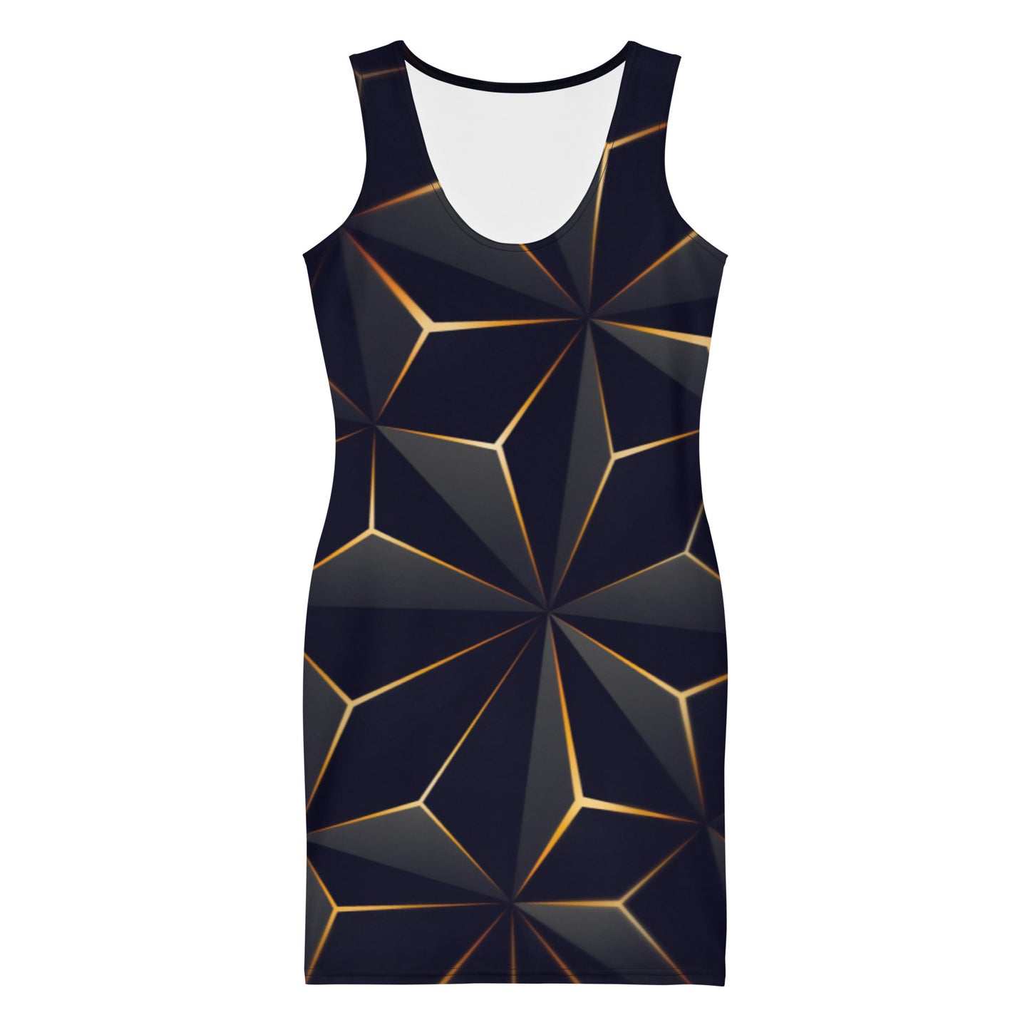 ABSTRACTED Fitted Dress
