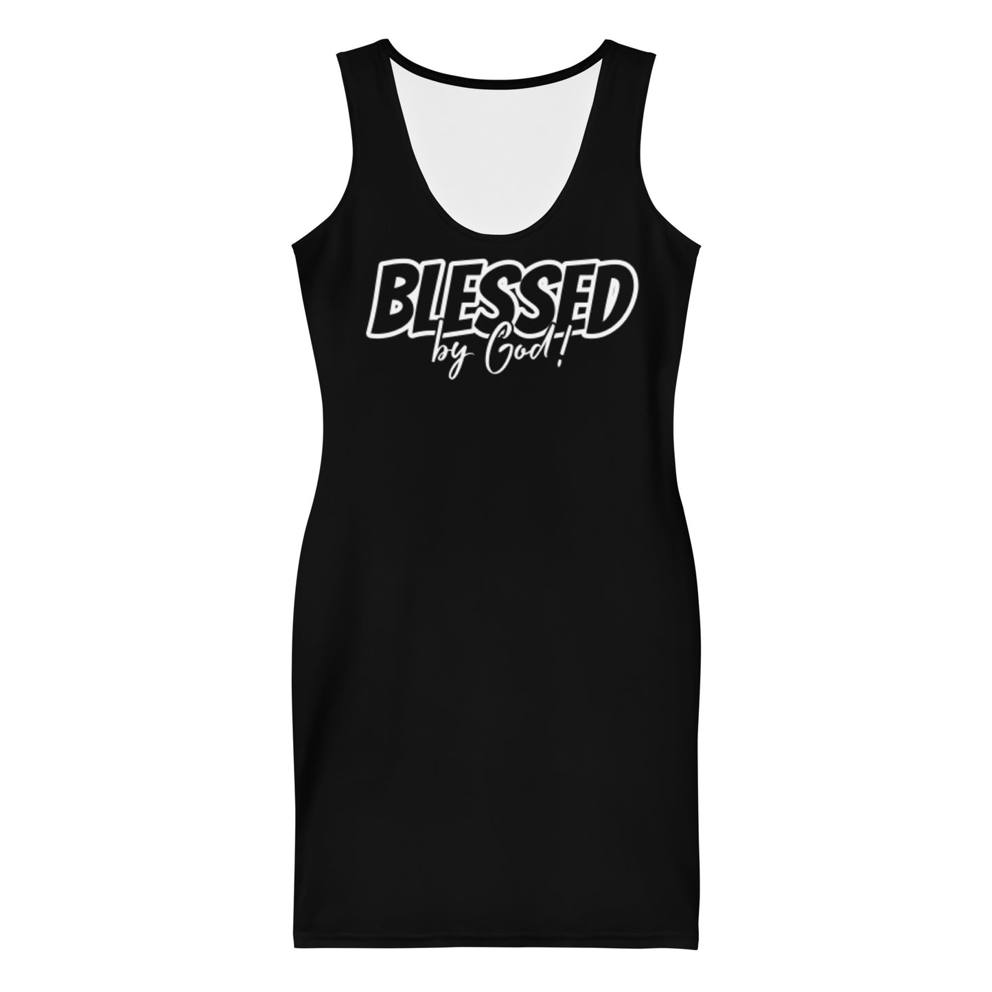 BLESSED by God Fitted Dress
