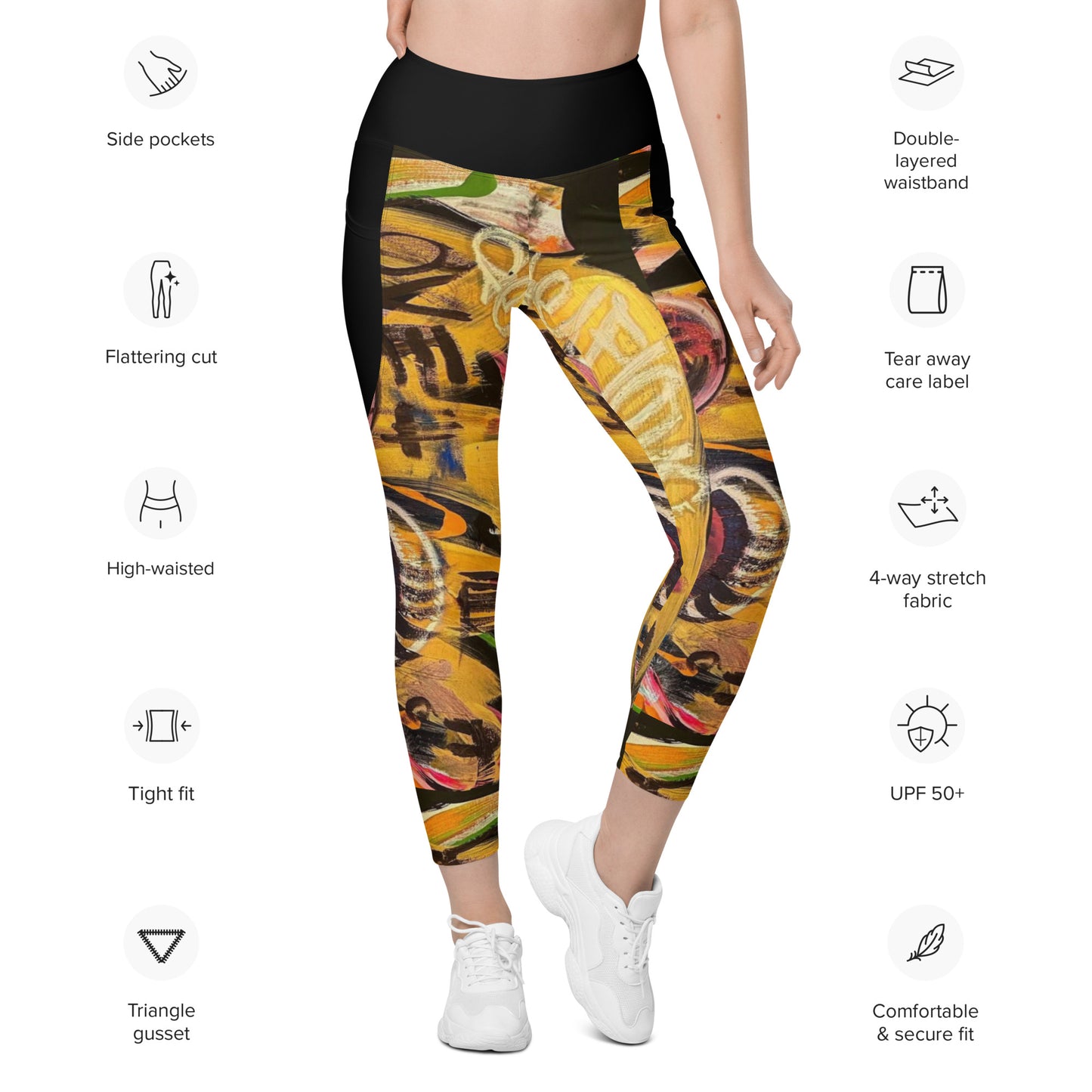 SELF LOVE Leggings with pockets