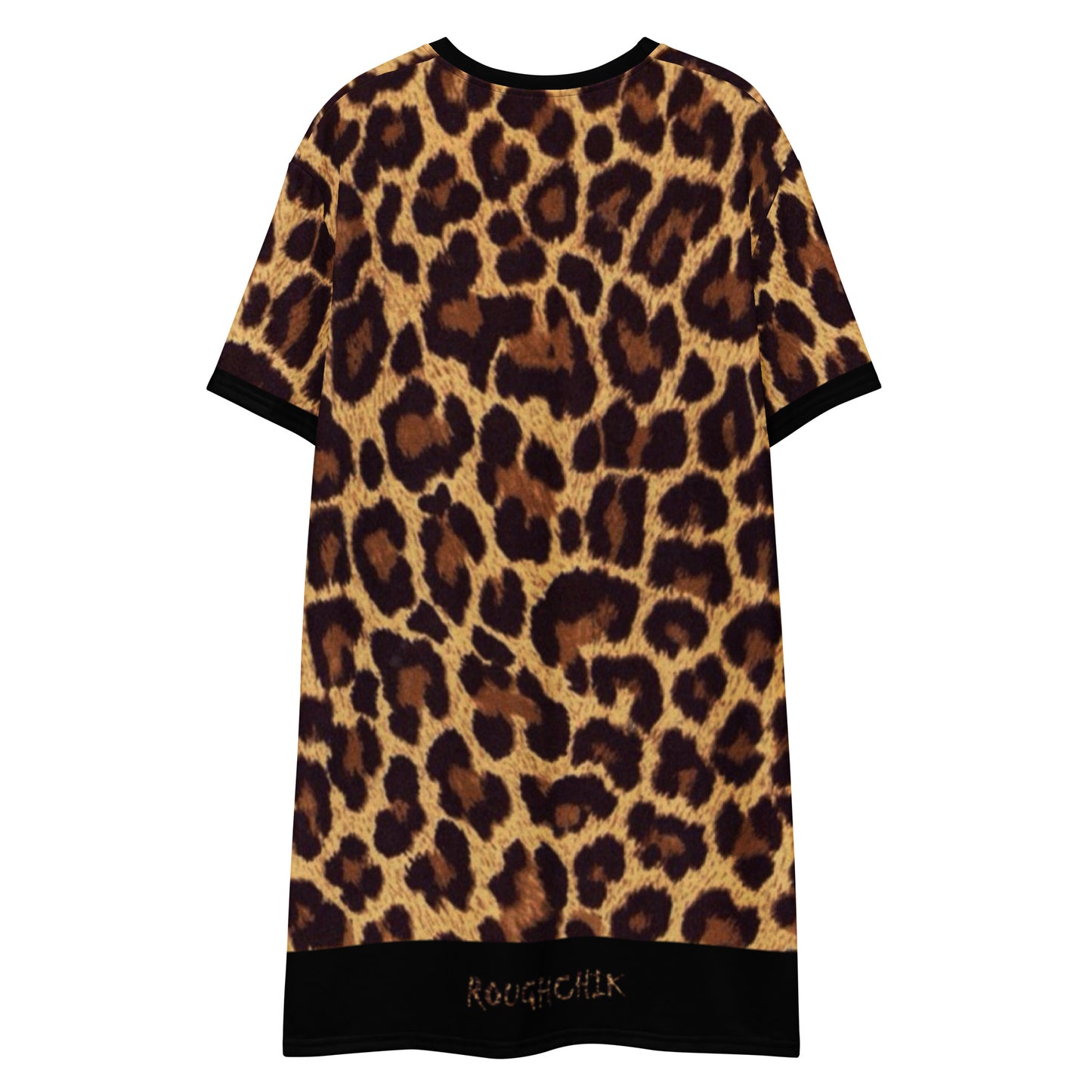 Leopard Print T-shirt dress