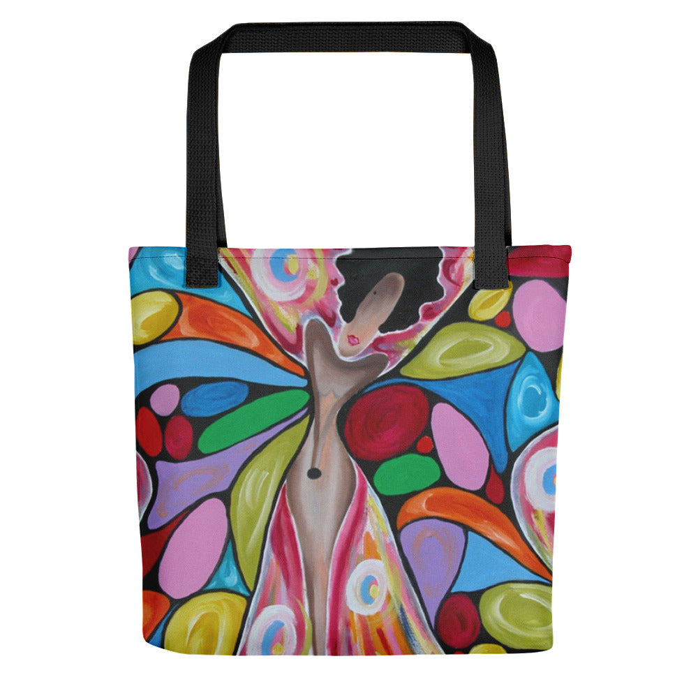 Black Butterfly Small Tote bag