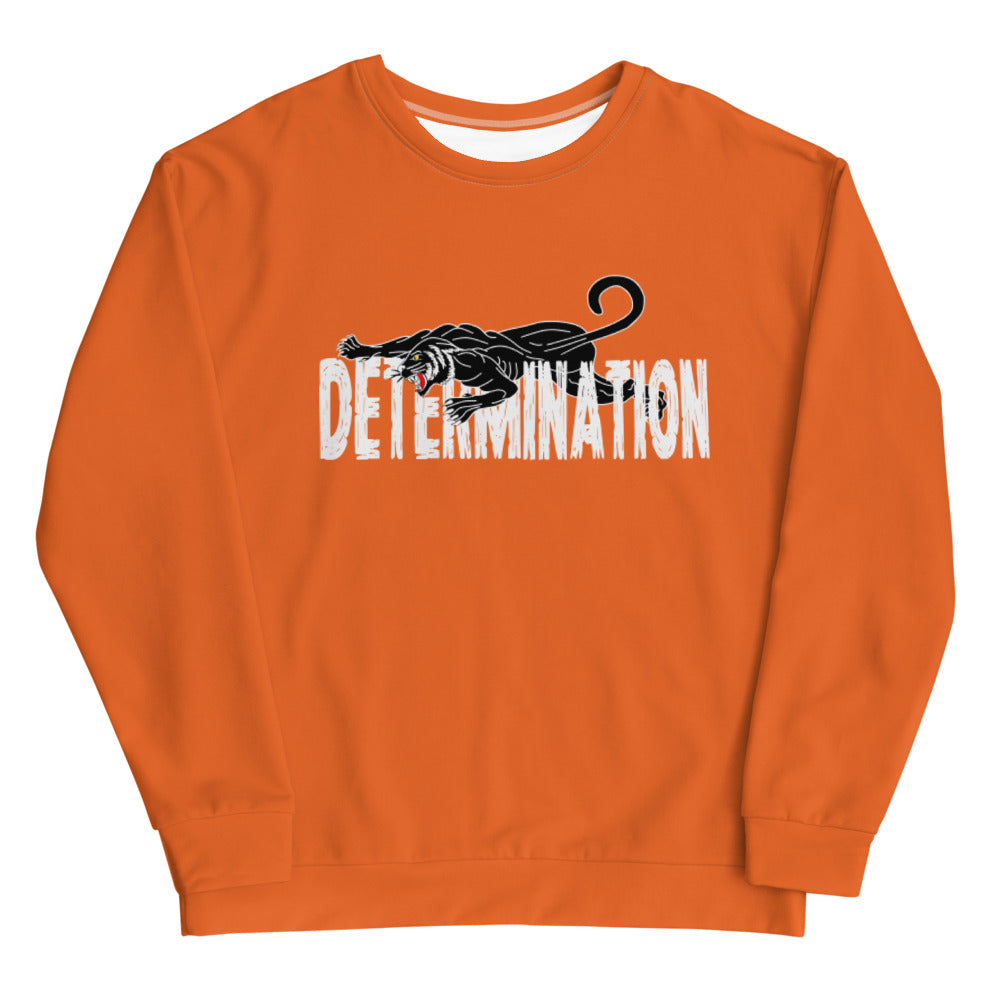DETERMINATION Unisex Sweatshirt - ORANGE