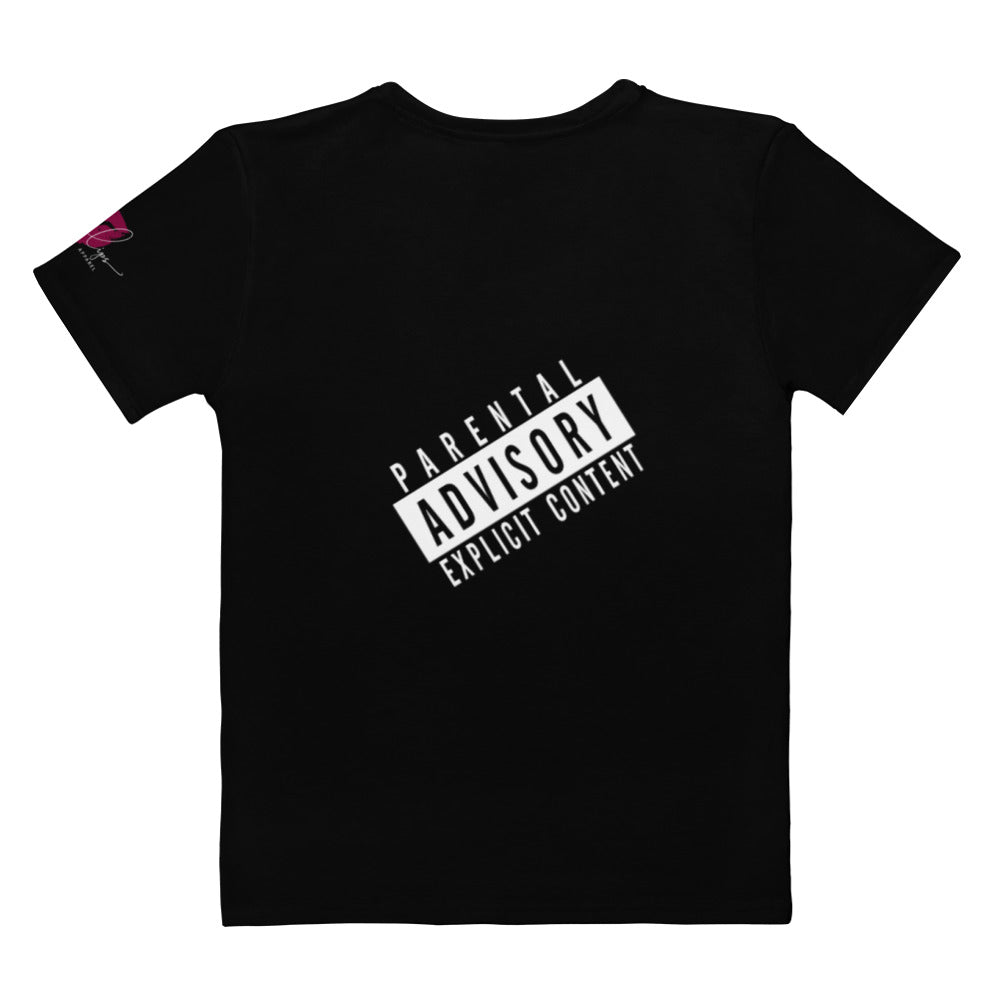 Roughchik Logo Women's T-shirt - Black