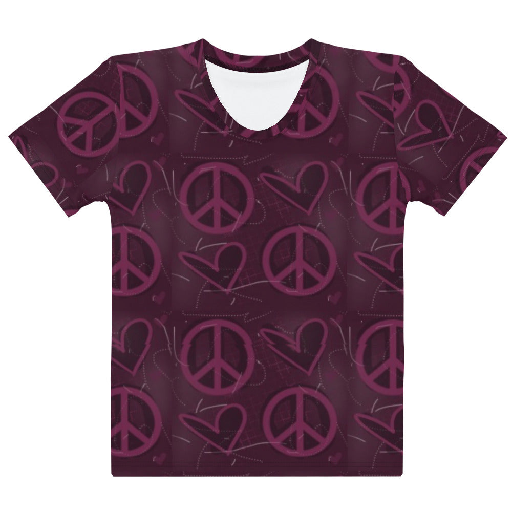 Peace & Love Women's T-shirt