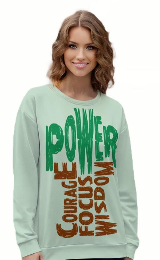 POWER TREE Unisex Sweatshirt - MINT