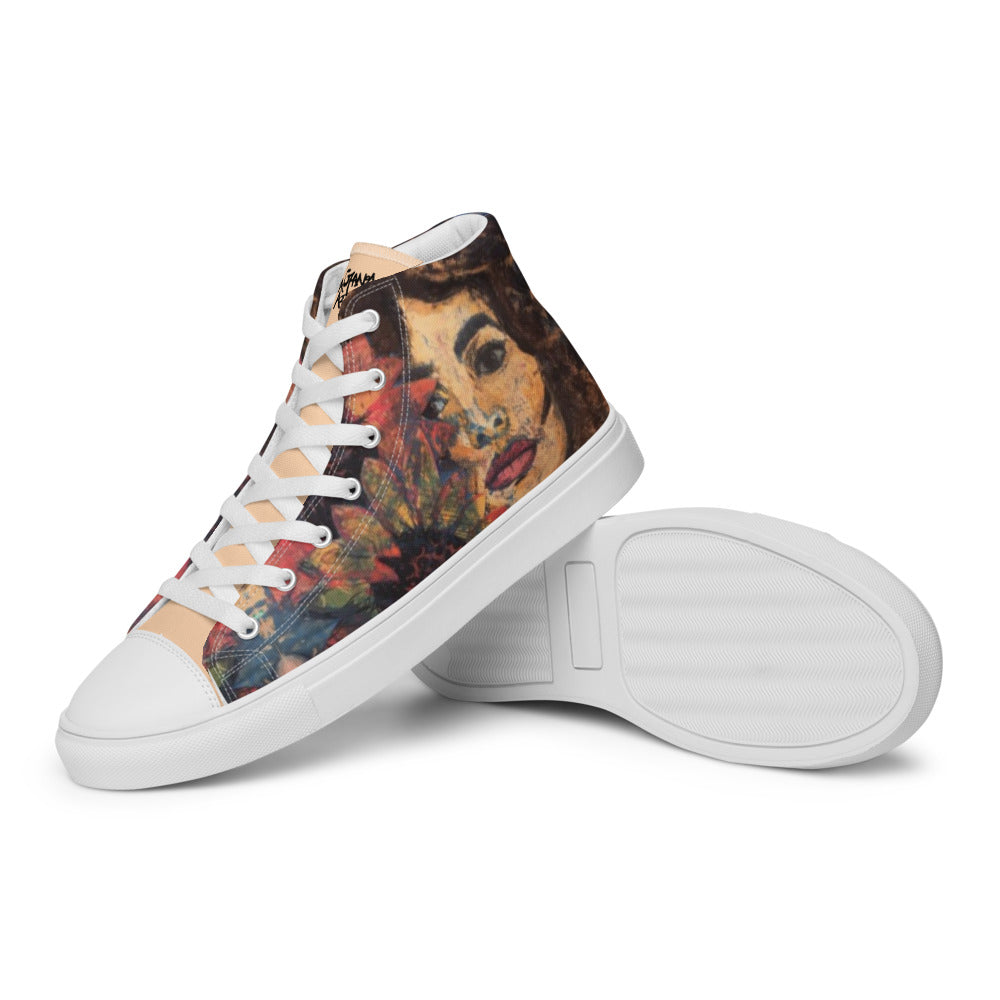 SELF Women’s high top canvas shoes