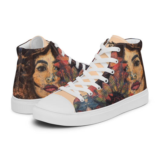 SELF Women’s high top canvas shoes